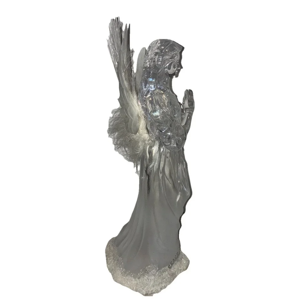 Vintage Avon Holiday Treasures Angel Glass 14